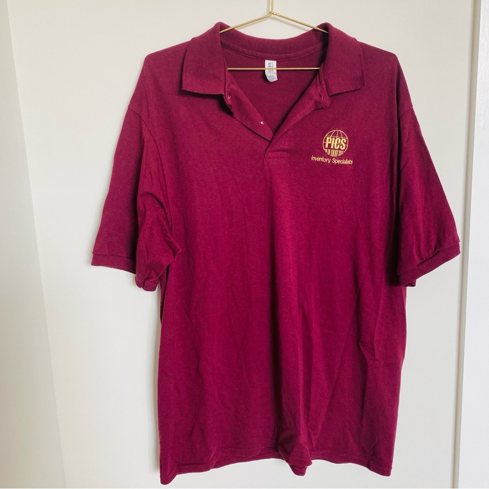 PCIS inventory specialists collared short sleeve shirt large